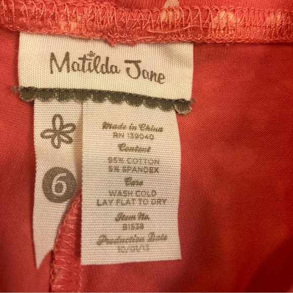 Matilda Jane Valentine Heart Ruffle Leggings - Picture 5 of 5